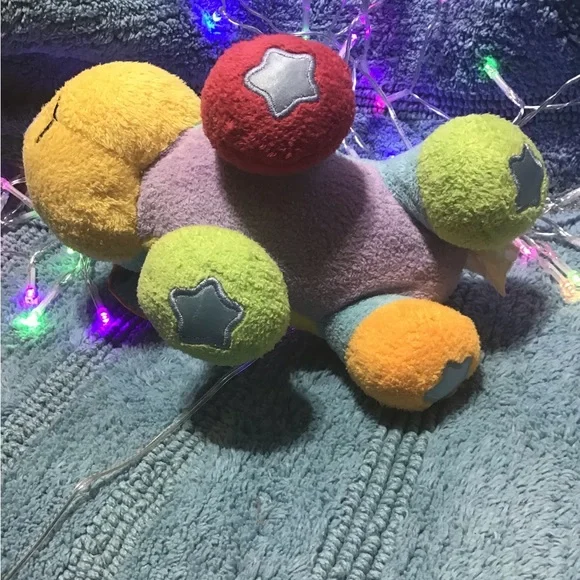 Koala Baby Brightly Colored Plush Puppy Dog Chimes  8” Stuffed Animal Baby Toy - Picture 4 of 6